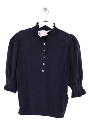 Pull Ba&Sh Marine en Coton, taille S - Seconde Main