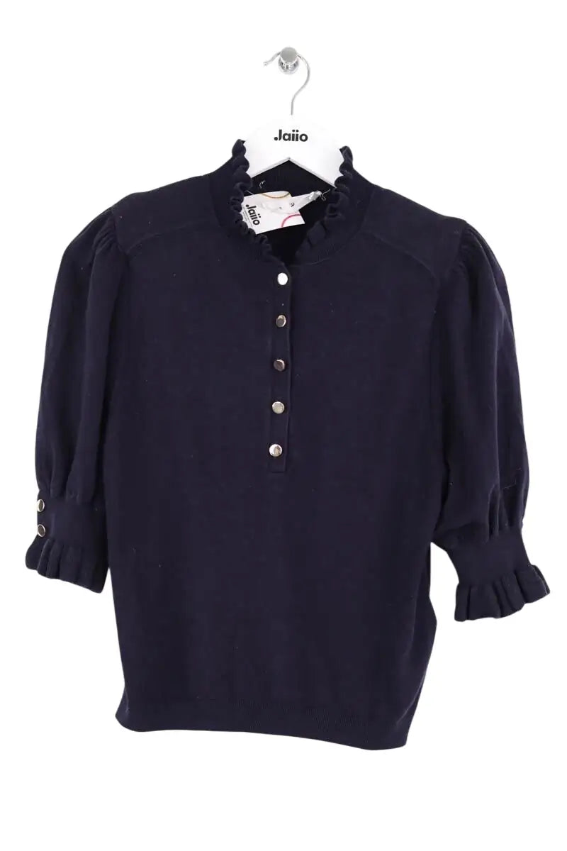 Pull Ba&Sh Marine en Coton, taille S - Seconde Main