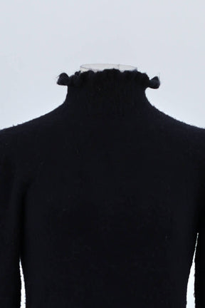 Pull Bash Noir en Laine