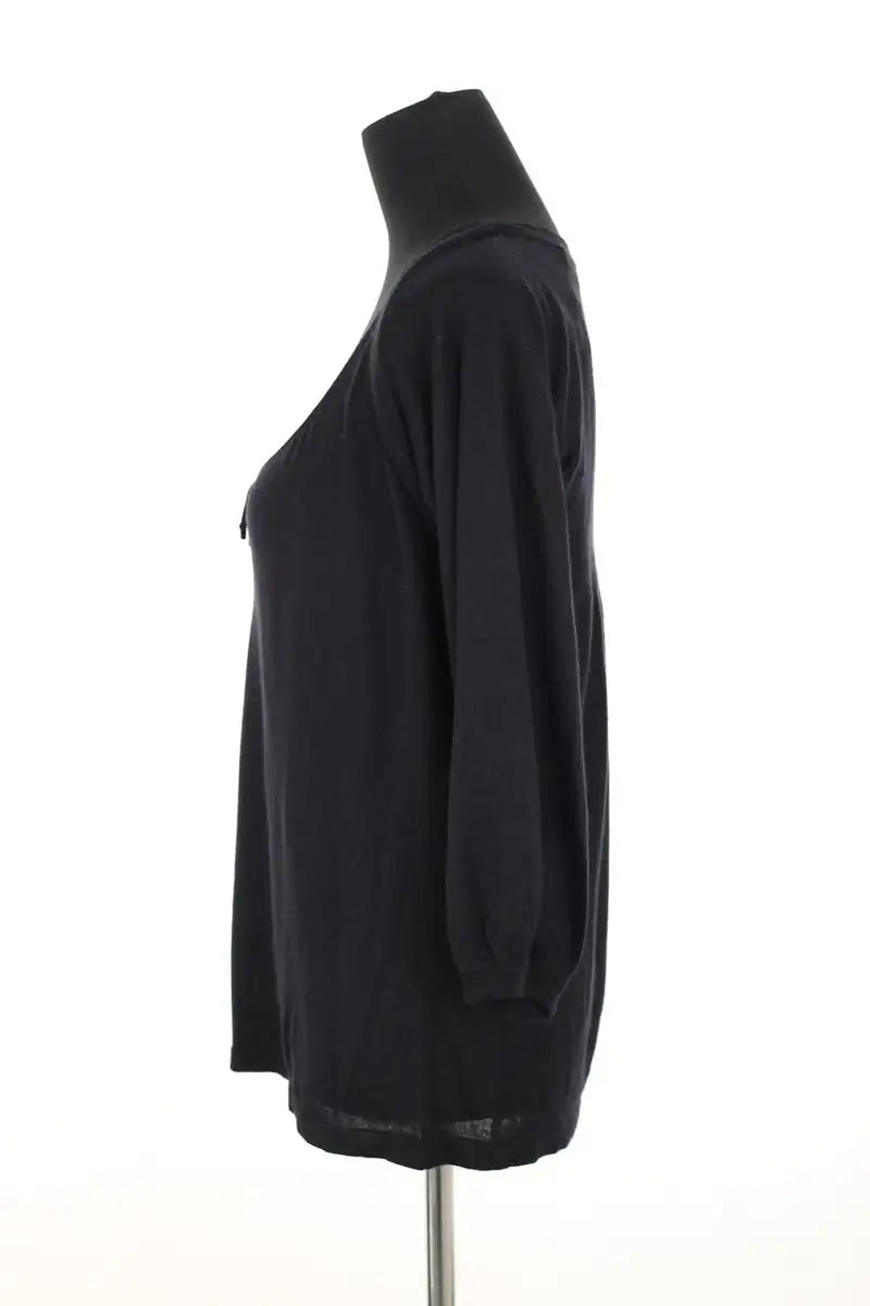 Pull Bash Noir en Soie