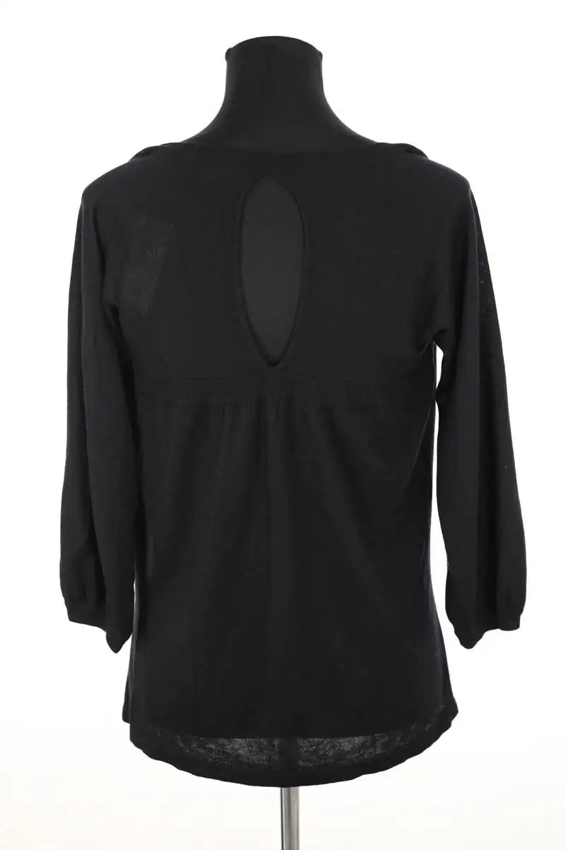 Pull Bash Noir en Soie