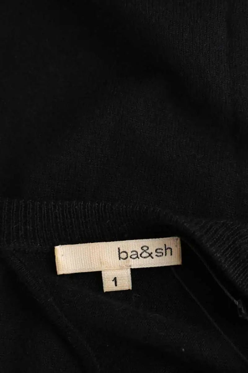 Pull Bash Noir en Soie