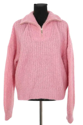 Pull Ba&Sh Rose en Laine, taille S - Seconde Main