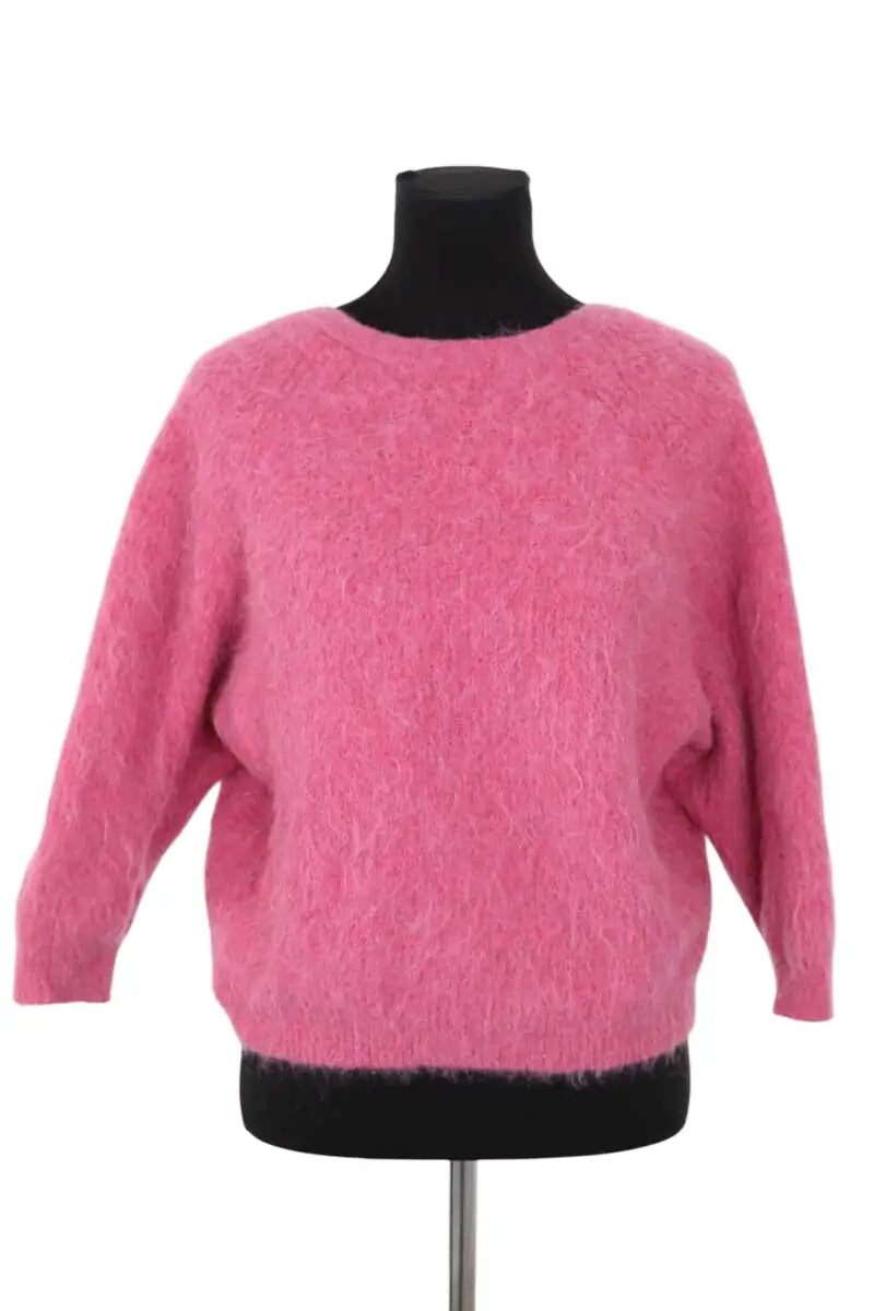 Pull Ba&Sh Rose en Laine, taille S - Seconde Main