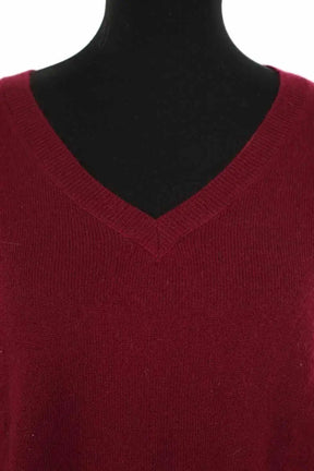 Pull Belair Plafonnier Bordeaux en Cachemire