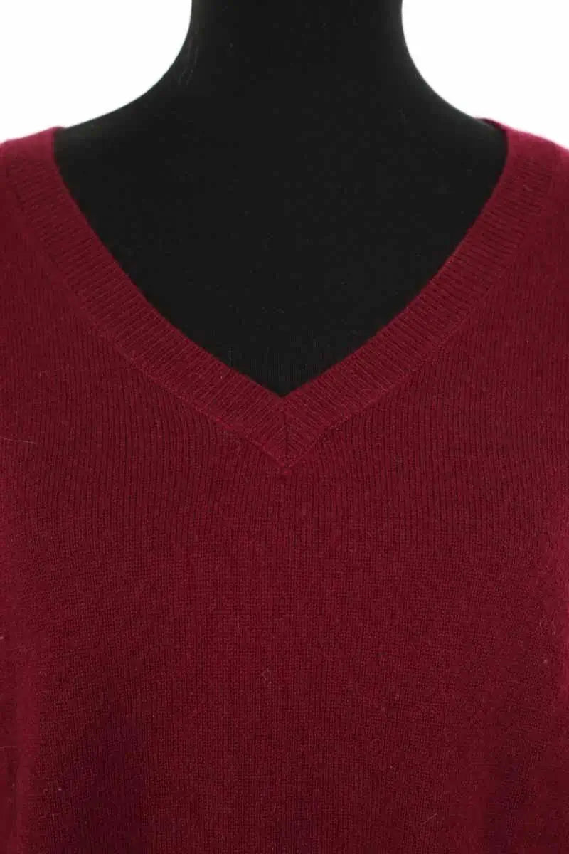 Pull Belair Plafonnier Bordeaux en Cachemire