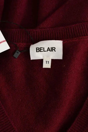 Pull Belair Plafonnier Bordeaux en Cachemire