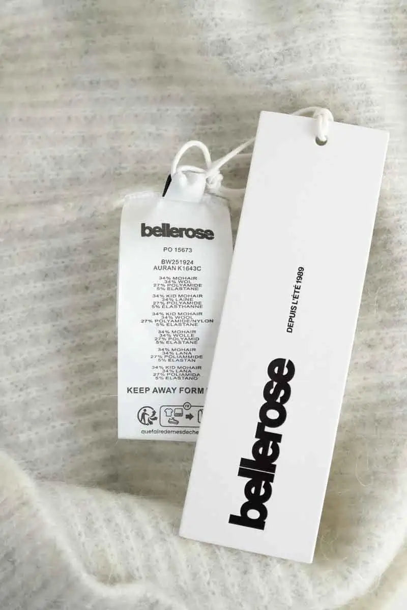 Pull Bellerose Blanc en Laine