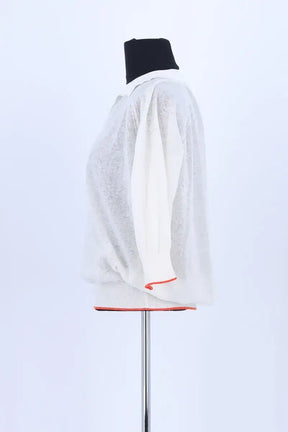 Pull Bellerose Blanc en Lin