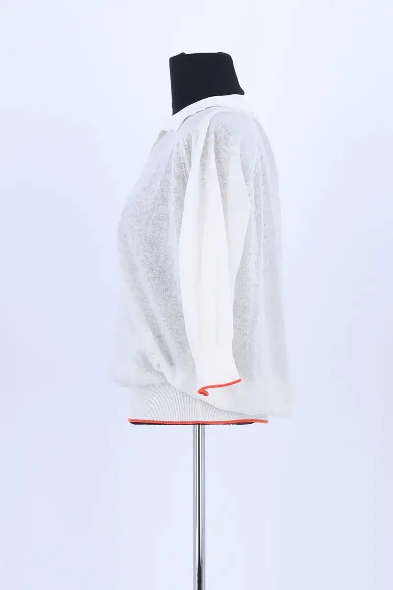 Pull Bellerose Blanc en Lin
