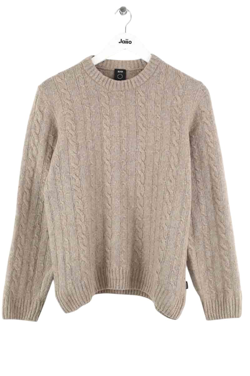 Pull Boss Marron en Laine, taille S - Seconde Main