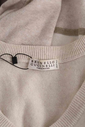 Pull Brunello Cucinelli Beige en Cachemire