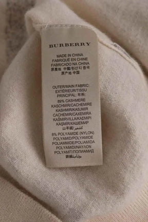 Pull Burberry Beige en Cachemire