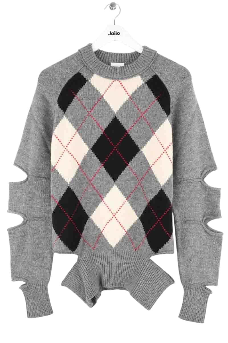 Pull Burberry Gris en Laine, taille XS - Seconde Main