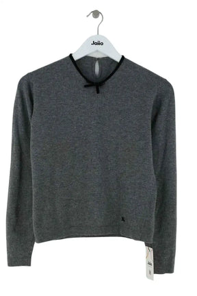 Pull Burberry Gris en Laine, taille XS - Seconde Main