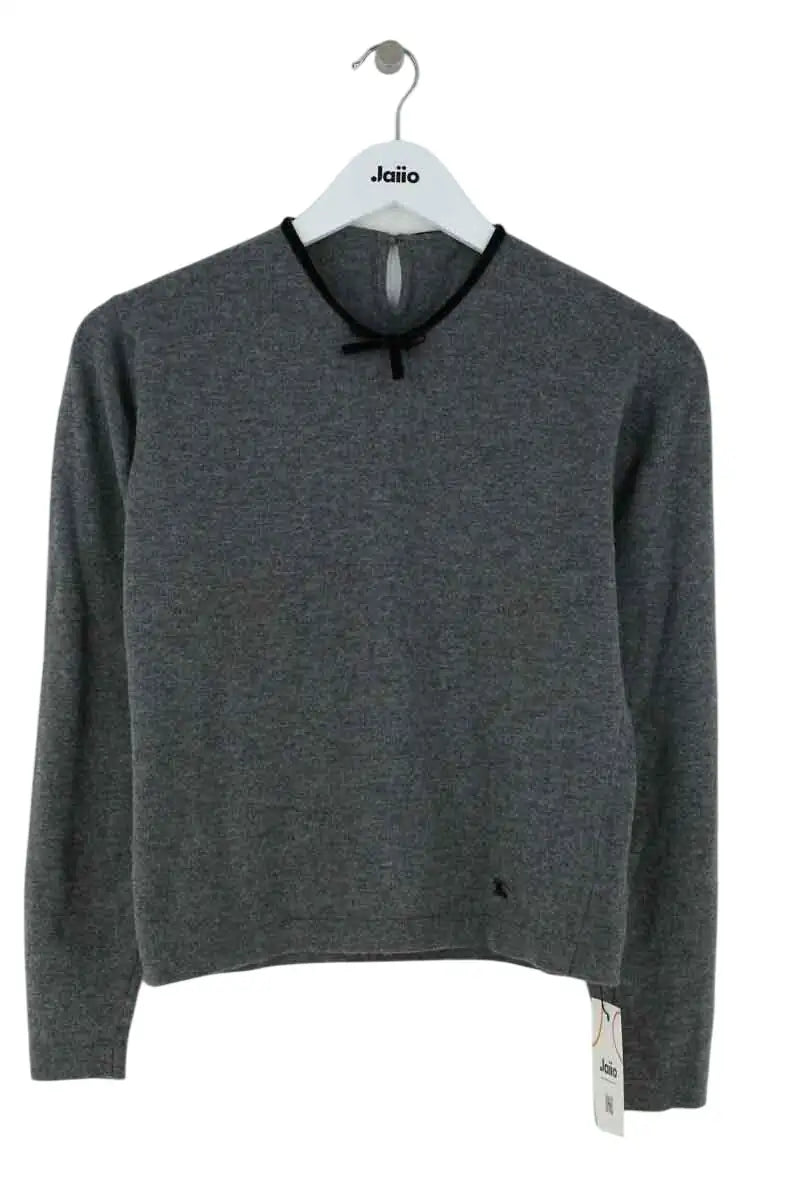 Pull Burberry Gris en Laine, taille XS - Seconde Main