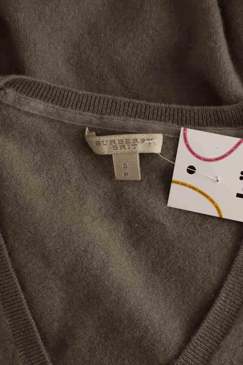 Pull Burberry Marron en Cachemire