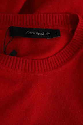 Pull Calvin Klein Rouge en Coton