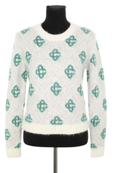 Pull Casablanca Blanc en Synthétique, taille S - Seconde Main