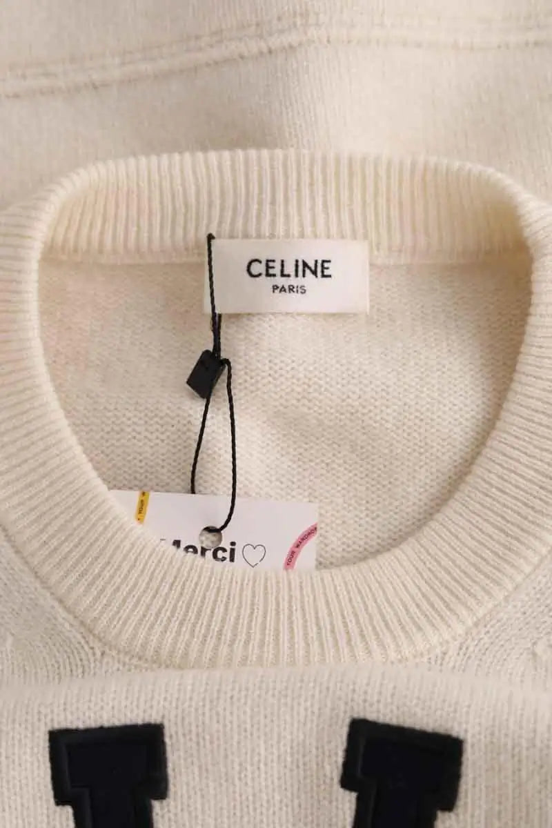 Pull Celine Beige en Laine