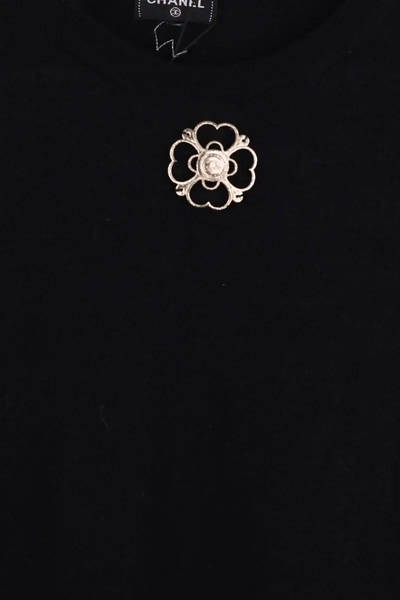 Pull Chanel Noir en Cachemire
