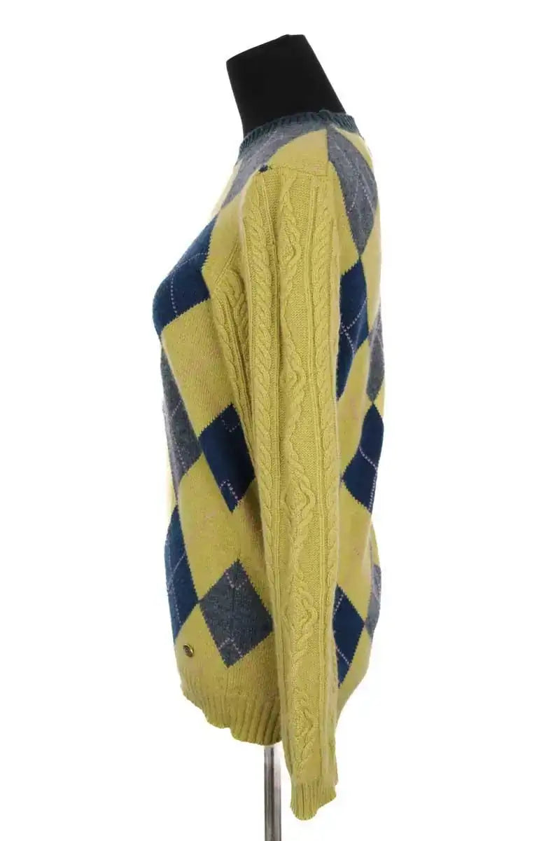 Pull Chanel Vert en Laine