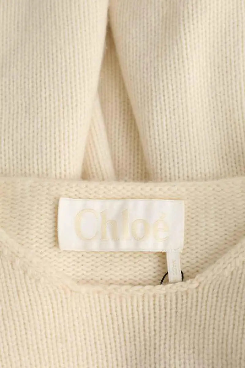 Pull Chloé Ecru en Cachemire