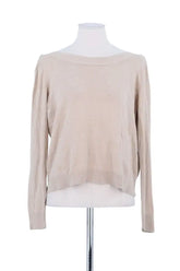 Pull Claudie Pierlot Beige en Coton, taille S - Seconde Main