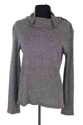 Pull Claudie Pierlot Gris en Coton, taille M - Seconde Main