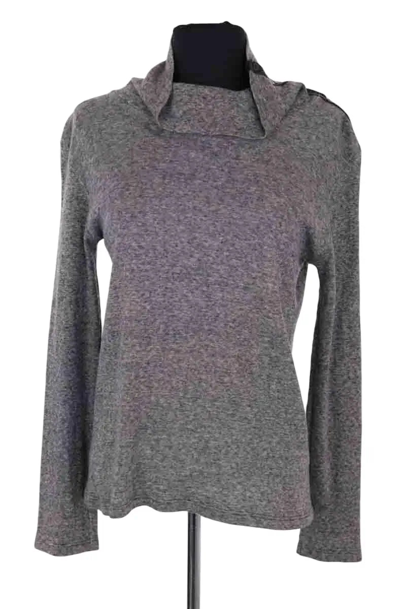 Pull Claudie Pierlot Gris en Coton, taille M - Seconde Main