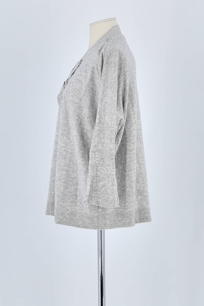 Pull Claudie Pierlot Gris en Laine