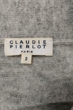 Pull Claudie Pierlot Gris en Laine