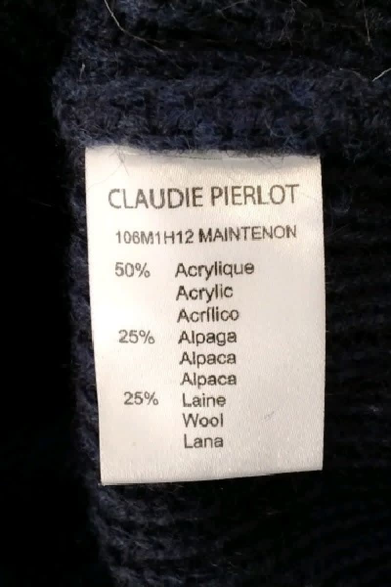 Pull Claudie Pierlot Marine en Laine