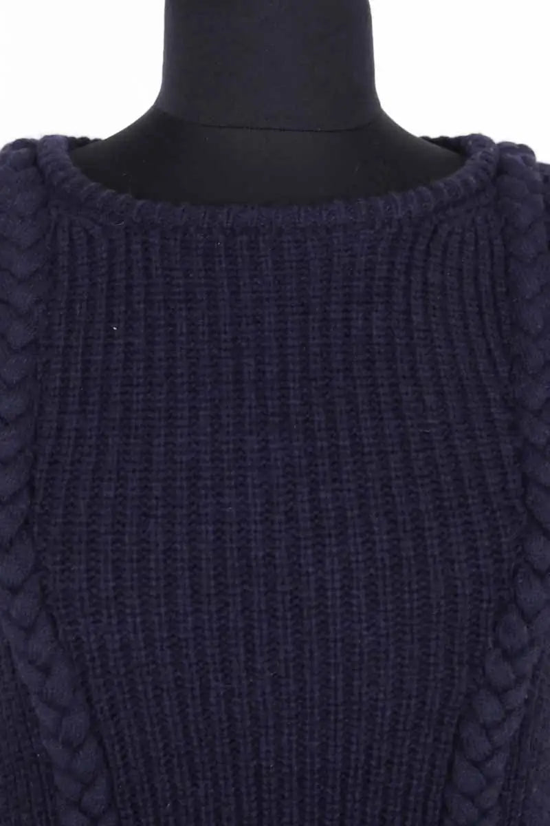 Pull Claudie Pierlot Marine en Synthétique