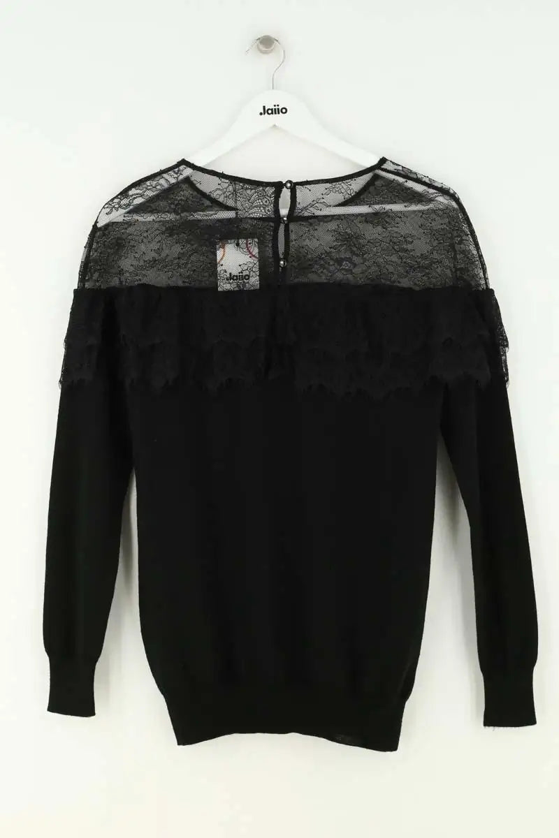 Pull Claudie Pierlot Noir en Laine