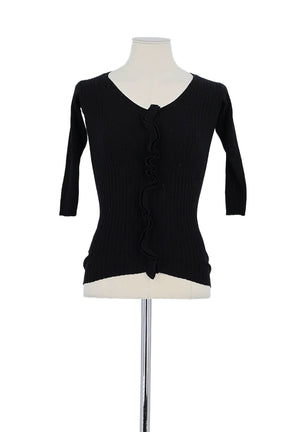 Pull Claudie Pierlot Noir en Laine, taille S - Seconde Main
