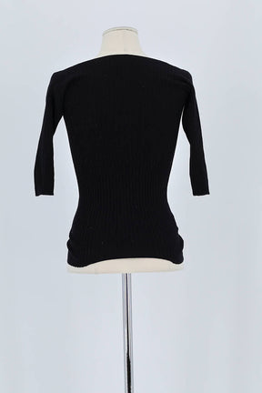 Pull Claudie Pierlot Noir en Laine