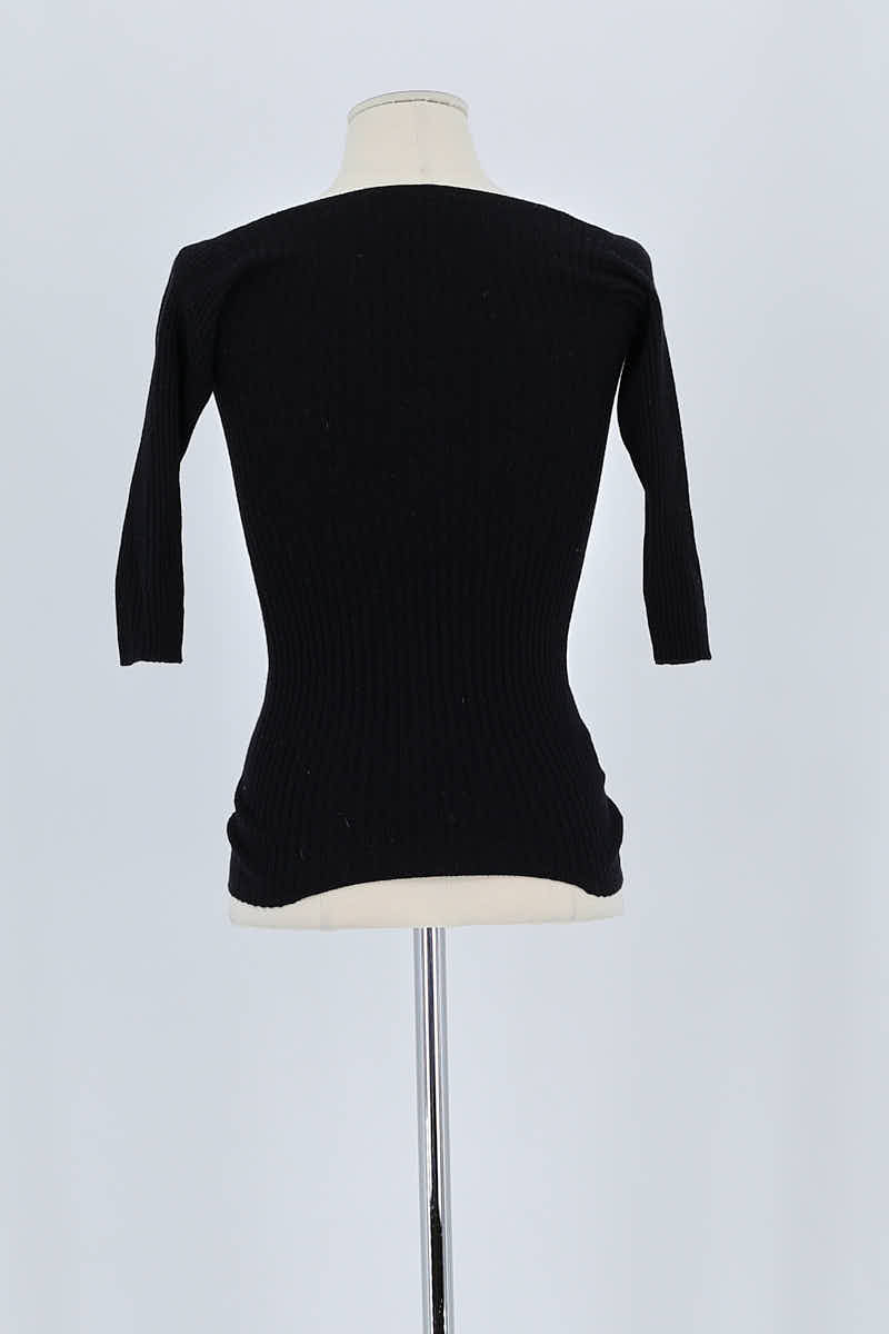 Pull Claudie Pierlot Noir en Laine