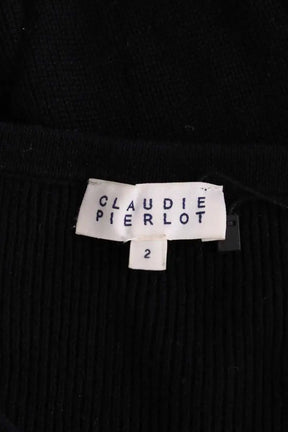 Pull Claudie Pierlot Noir en Soie