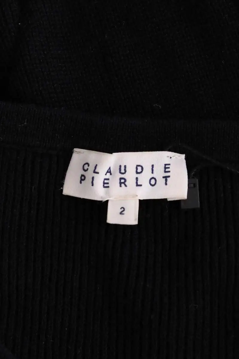Pull Claudie Pierlot Noir en Soie