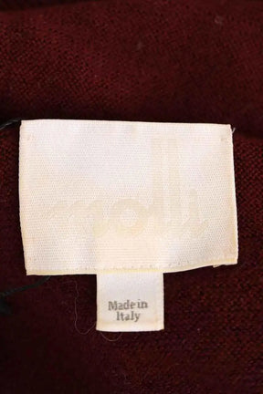 Pull col roulé Molli Bordeaux en Laine