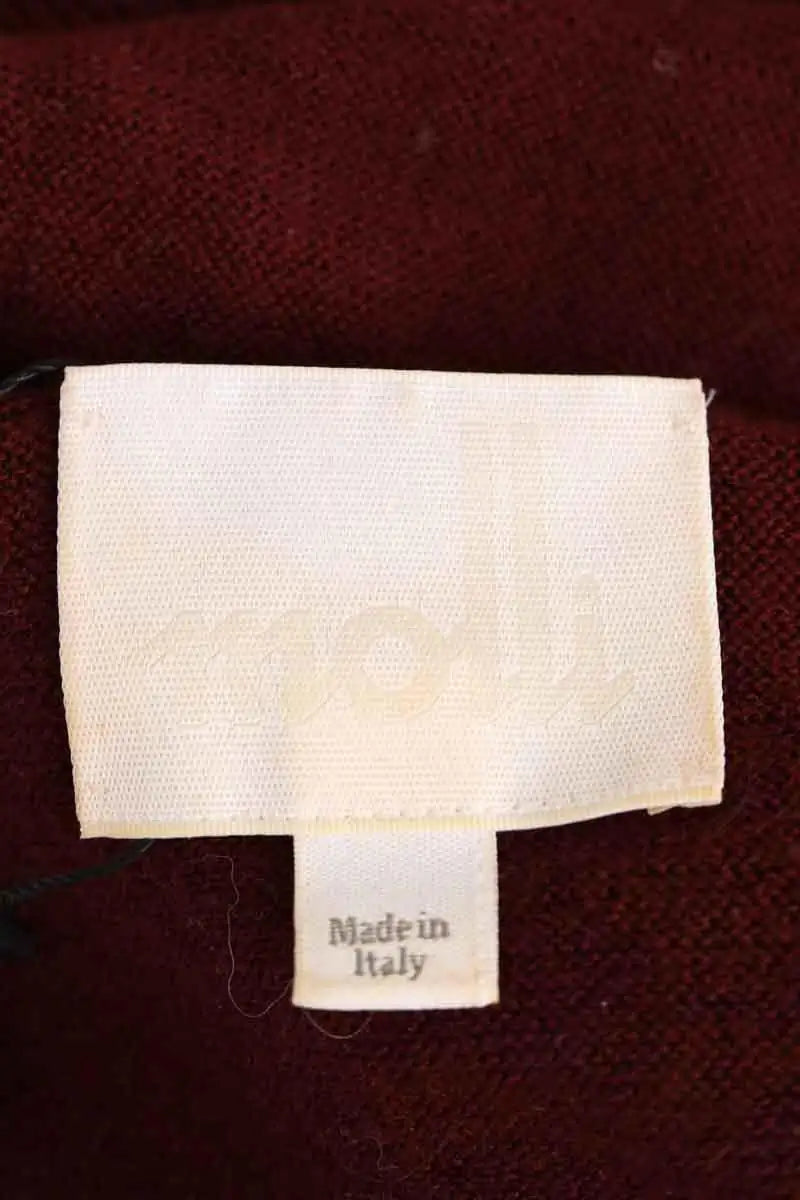 Pull col roulé Molli Bordeaux en Laine