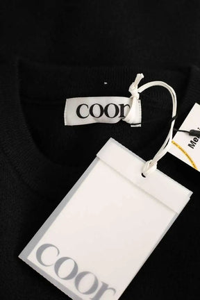 Pull Coor Noir en Laine