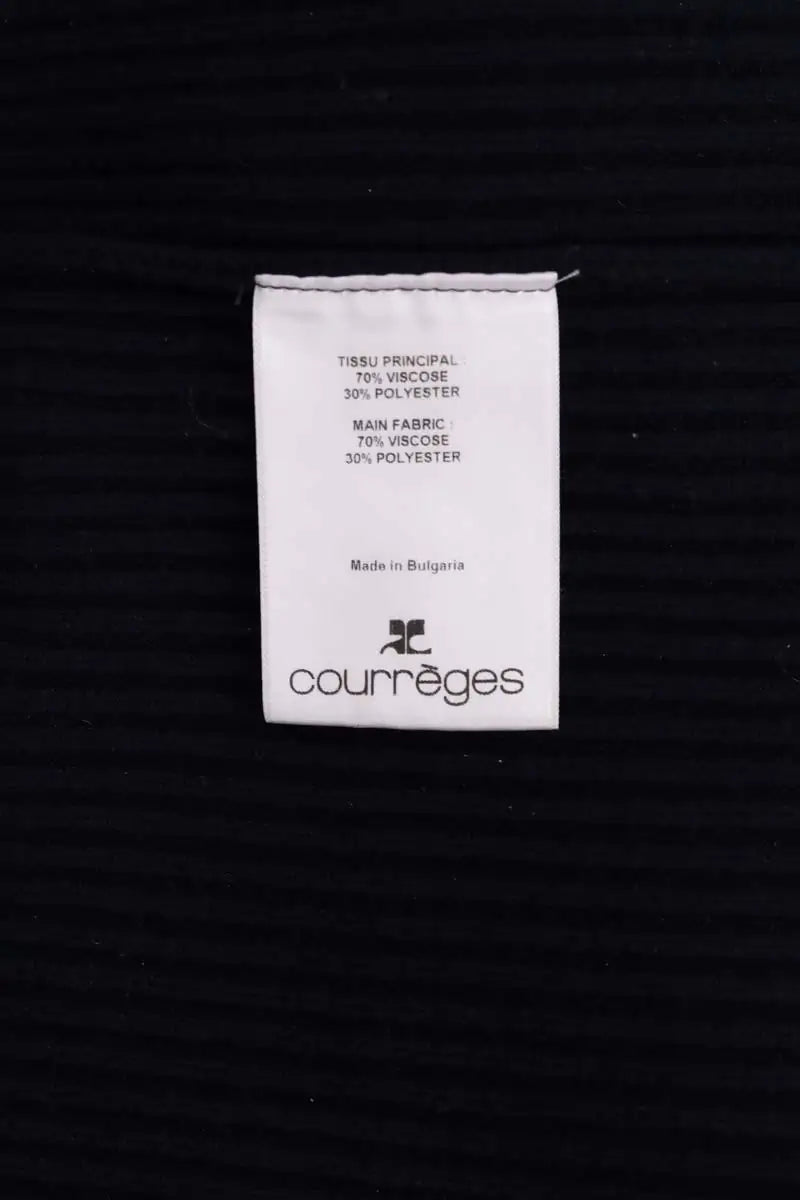 Pull Courrèges Bleu en Synthétique