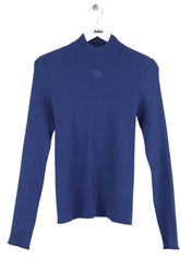 Pull Courrèges Bleu en Viscose, taille S - Seconde Main