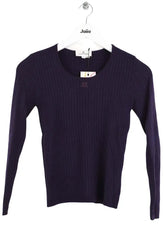 Pull Courrèges Marine en Laine, taille M - Seconde Main