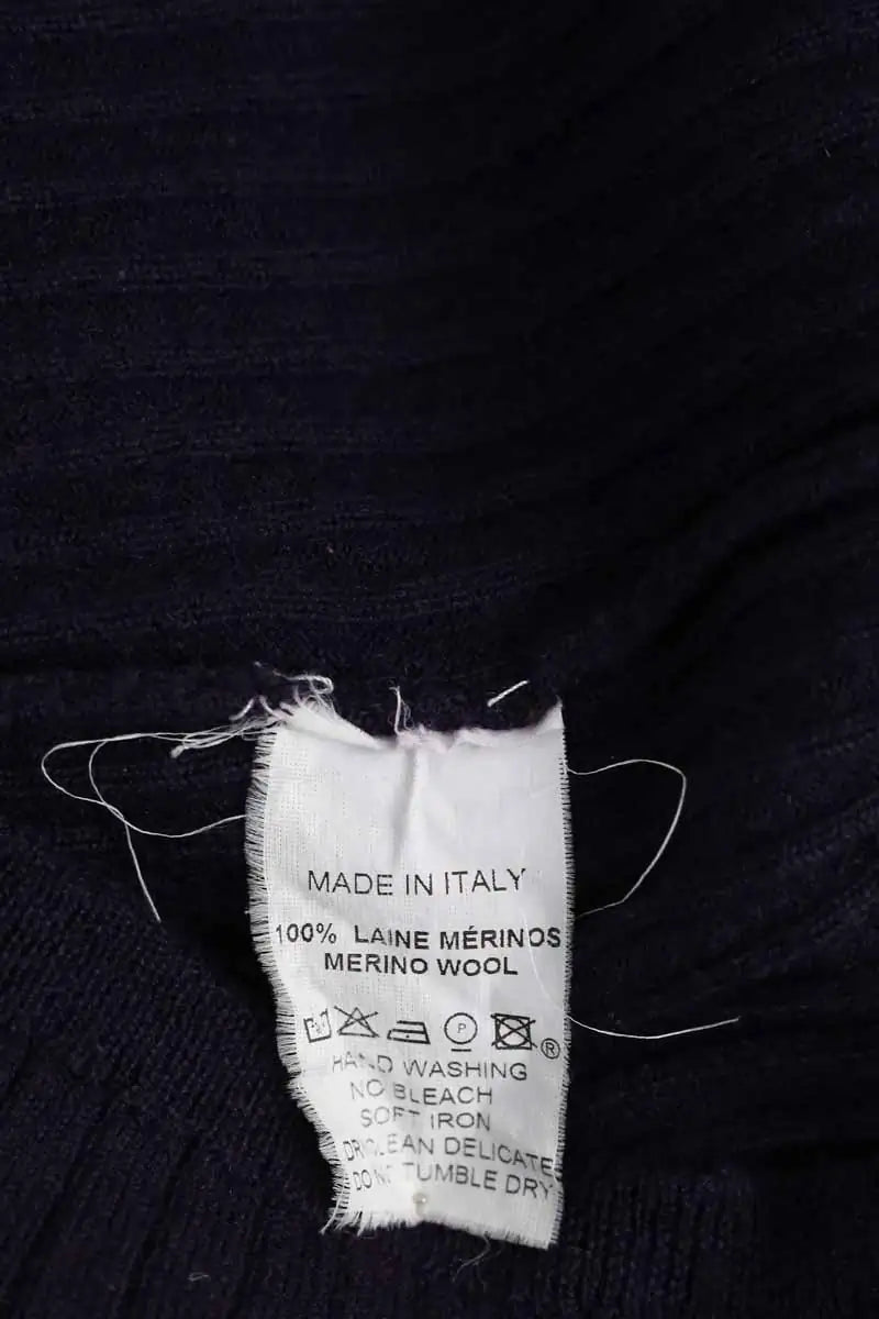 Pull Courrèges Marine en Laine