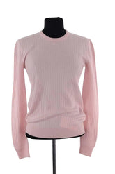 Pull Courrèges Rose en Laine, taille L - Seconde Main