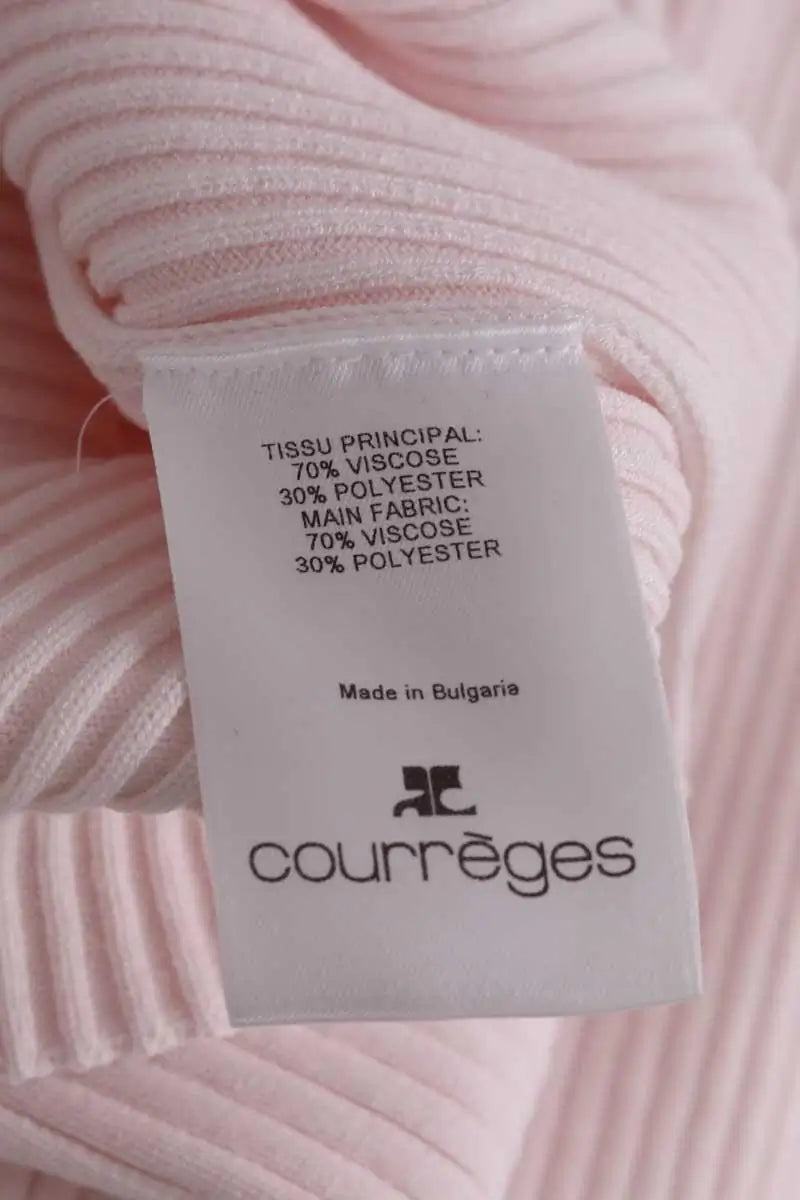 Pull Courrèges Rose en Viscose
