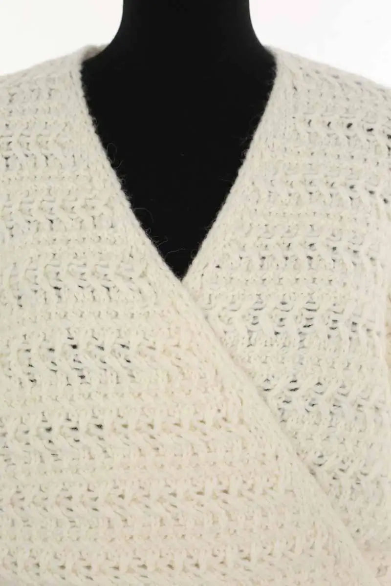 Pull Des Petits Hauts Beige en Laine